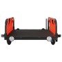 Remolque para bicicletas hierro y tela Oxford naranja de vidaXL, Remolques para bicicletas - Ref: Foro24-94166, Precio: 81,54...