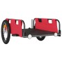Remolque para bicicletas hierro y tela Oxford rojo de vidaXL, Remolques para bicicletas - Ref: Foro24-94167, Precio: 77,11 €,...