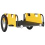 Remolque para bicicletas hierro y tela Oxford amarillo de vidaXL, Remolques para bicicletas - Ref: Foro24-94169, Precio: 81,7...
