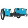 Remolque para bicicletas hierro y tela Oxford azul de vidaXL, Remolques para bicicletas - Ref: Foro24-94170, Precio: 80,11 €,...