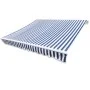 Toldo de lona azul y blanco 6x3 m (sin estructura) de vidaXL, Toldos - Ref: Foro24-141012, Precio: 80,55 €, Descuento: %