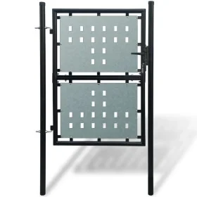 Schwarzes Gartenzauntor 100x200 cm von vidaXL, Gartentore - Ref: Foro24-141687, Preis: 199,50 €, Rabatt: %