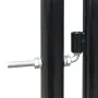 Black garden fence gate 100x200 cm by vidaXL, garden gates - Ref: Foro24-141687, Price: 199,50 €, Discount: %