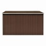 Caseta de jardín metal marrón 257x298x178 cm de vidaXL, Cobertizos - Ref: Foro24-143343, Precio: 424,56 €, Descuento: %