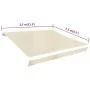 Toldo de lona blanco crema 350x250 cm de vidaXL, Toldos - Ref: Foro24-143702, Precio: 41,21 €, Descuento: %