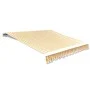 Toldo de lona naranja y blanco 350x250 cm de vidaXL, Toldos - Ref: Foro24-143705, Precio: 36,71 €, Descuento: %