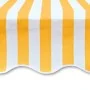 Toldo de lona naranja y blanco 350x250 cm de vidaXL, Toldos - Ref: Foro24-143705, Precio: 36,71 €, Descuento: %