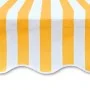Toldo de lona naranja y blanco 450x300 cm de vidaXL, Toldos - Ref: Foro24-143706, Precio: 56,69 €, Descuento: %