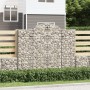 Cestas de gaviones 9 uds forma de arco hierro 200x50x160/180 cm en Macetas y jardineras | Comprar online en Foru.es