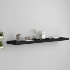 Estante flotante de pared MDF negro 120x23,5x3,8 cm de vidaXL, Estantes y estanterías - Ref: Foro24-323841, Precio: 36,41 €, ...