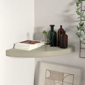 Oak-colored MDF corner floating shelf 35x35x3.8 cm by vidaXL, Shelves and shelves - Ref: Foro24-323925, Price: 27,94 €, Disco...