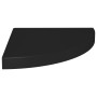 Estantes flotantes de esquina 2 uds MDF negro 35x35x3,8 cm de vidaXL, Estantes y estanterías - Ref: Foro24-323920, Precio: 55...