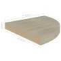 Estante flotante de esquina MDF color roble 35x35x3,8 cm de vidaXL, Estantes y estanterías - Ref: Foro24-323925, Precio: 27,9...