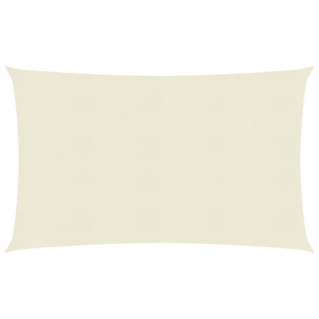 Toldo de vela crema HDPE 160 g/m² 2x5 m de vidaXL, Sombrillas - Ref: Foro24-311176, Precio: 30,70 €, Descuento: %
