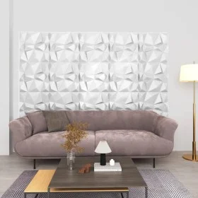 3D Wandpaneele 48 Stück rautenweiß 12 m² 50x50 cm von vidaXL, Wandverkleidung - Ref: Foro24-150912, Preis: 123,92 €, Rabatt: %