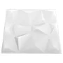 3D wall panels 48 units white diamond 12 m² 50x50 cm by vidaXL, Wall covering - Ref: Foro24-150912, Price: 123,92 €, Discount: %