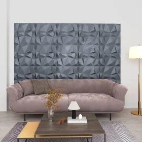 3D wall panels 48 units diamond gray 12 m² 50x50 cm by vidaXL, Wall covering - Ref: Foro24-150920, Price: 120,08 €, Discount: %