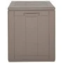 Caja de almacenaje para jardín 180 L PP ratán marrón de vidaXL, Cajas de almacenaje para exteriores - Ref: Foro24-151231, Pre...