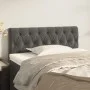 Dark gray velvet headboard 100x7x78/88 cm by vidaXL, Headboards and footboards - Ref: Foro24-346335, Price: 54,99 €, Discount: %