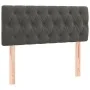 Dunkelgraues Samtkopfteil 100x7x78/88 cm von vidaXL, Kopf- und Fußteile - Ref: Foro24-346335, Preis: 54,99 €, Rabatt: %