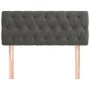 Dunkelgraues Samtkopfteil 100x7x78/88 cm von vidaXL, Kopf- und Fußteile - Ref: Foro24-346335, Preis: 54,99 €, Rabatt: %