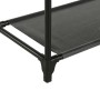 Perchero de ropa acero y textil no tejido 55x28,5x175 cm negro de vidaXL, Organizadores de vestidores y perchas de barra - Re...