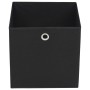 Cajas de almacenaje 4 uds textil no tejido 32x32x32 cm negro de vidaXL, Cestas para almacenaje - Ref: Foro24-245745, Precio: ...