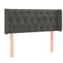 Cabecero de terciopelo gris oscuro 103x16x78/88 cm de vidaXL, Cabeceros y pies de cama - Ref: Foro24-3119147, Precio: 67,30 €...