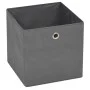 Cajas de almacenaje 4 unidades textil no tejido 32x32x32cm gris de vidaXL, Cestas para almacenaje - Ref: Foro24-245747, Preci...