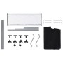 Separador de colada con 3 bolsas acero negro de vidaXL, Cestas para ropa - Ref: Foro24-282426, Precio: 37,01 €, Descuento: %