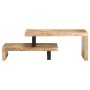 Set de 2 mesas de centro de madera maciza de mango de vidaXL, Mesas de centro - Ref: Foro24-320392, Precio: 168,83 €, Descuen...