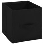 Armario almacenaje con 4 cestas de tela acero negro 63x30x71 cm de vidaXL, Taquillas y armarios de almacenamiento - Ref: Foro...
