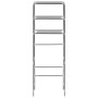 Estantería de 3 niveles sobre inodoro plateado 53x28x169 cm de vidaXL, Toalleros - Ref: Foro24-282464, Precio: 23,14 €, Descu...