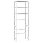 Estantería de 3 niveles sobre inodoro plateado 53x28x169 cm de vidaXL, Toalleros - Ref: Foro24-282464, Precio: 24,53 €, Descu...