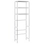 Estantería de 3 niveles sobre inodoro plateado 53x28x169 cm de vidaXL, Toalleros - Ref: Foro24-282464, Precio: 23,14 €, Descu...
