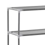 Estantería de 3 niveles sobre inodoro plateado 53x28x169 cm de vidaXL, Toalleros - Ref: Foro24-282464, Precio: 23,14 €, Descu...
