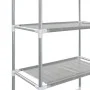 Estantería de 3 niveles sobre inodoro plateado 53x28x169 cm de vidaXL, Toalleros - Ref: Foro24-282464, Precio: 24,53 €, Descu...