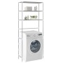 Estantería de 3 niveles sobre lavadora plateado 69x28x169 cm de vidaXL, Toalleros - Ref: Foro24-282465, Precio: 23,28 €, Desc...