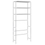 Estantería de 3 niveles sobre lavadora plateado 69x28x169 cm de vidaXL, Toalleros - Ref: Foro24-282465, Precio: 23,28 €, Desc...