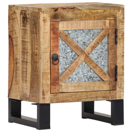 Mesita de noche de madera maciza de mango 40x30x50 cm de vidaXL, Aparadores - Ref: Foro24-282759, Precio: 73,19 €, Descuento: %