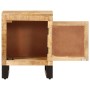 Mesita de noche de madera maciza de mango 40x30x50 cm de vidaXL, Aparadores - Ref: Foro24-282759, Precio: 73,19 €, Descuento: %