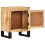 Mesita de noche de madera maciza de mango 40x30x50 cm de vidaXL, Aparadores - Ref: Foro24-282759, Precio: 73,19 €, Descuento: %