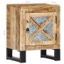 Mesita de noche de madera maciza de mango 40x30x50 cm de vidaXL, Aparadores - Ref: Foro24-282759, Precio: 73,19 €, Descuento: %