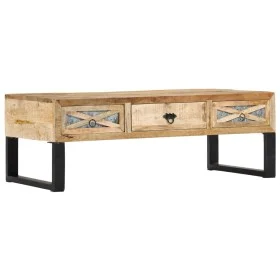 Mesa de centro de madera maciza de mango 110x50x38 cm de vidaXL, Mesas de centro - Ref: Foro24-282760, Precio: 206,14 €, Desc...