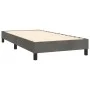 Box spring bed with mattress and LED dark gray velvet 100x200 cm by vidaXL, Beds and slatted bases - Ref: Foro24-3134568, Pri...
