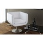 Taburete de bar cuero sintético blanco de vidaXL, Sillones - Ref: Foro24-240040, Precio: 187,66 €, Descuento: %