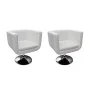 Taburetes de cocina 2 unidades cuero artificial blanco de vidaXL, Sillones - Ref: Foro24-160439, Precio: 359,66 €, Descuento: %