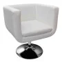 Taburetes de cocina 2 unidades cuero artificial blanco de vidaXL, Sillones - Ref: Foro24-160439, Precio: 359,66 €, Descuento: %