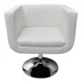 Taburetes de cocina 2 unidades cuero artificial blanco de vidaXL, Sillones - Ref: Foro24-160439, Precio: 359,66 €, Descuento: %
