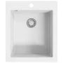 Fregadero sobrepuesto de granito blanco crema de vidaXL, Fregaderos - Ref: Foro24-141674, Precio: 159,99 €, Descuento: %